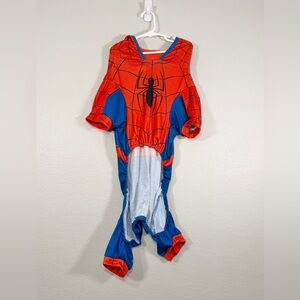 Marvel Spiderman Dog Official Costume Red Blue Outfit Clothing Halloween XXL